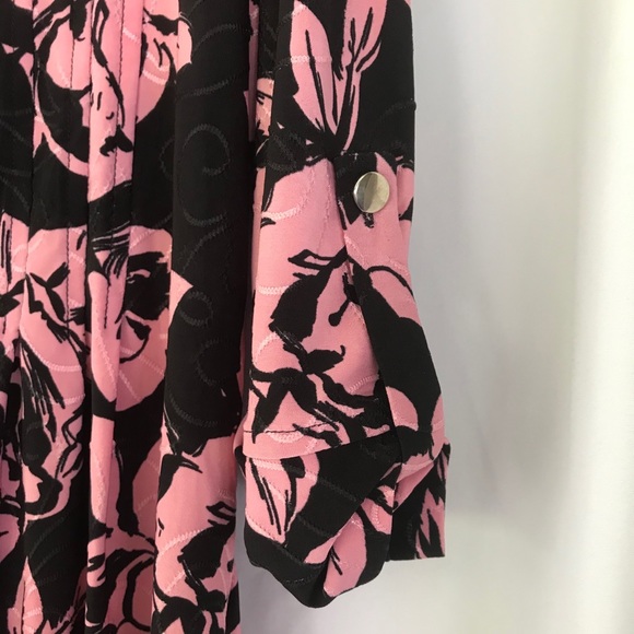 New Directions Top, Pink/Black, Sz Lg - Picture 5 of 9